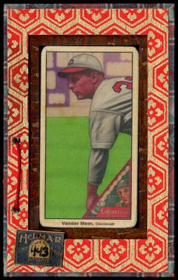 Picture, Helmar Brewing, T206-Helmar Card # 443, Johnny Vander Meer, One arm hanging down, Cincinnati Reds